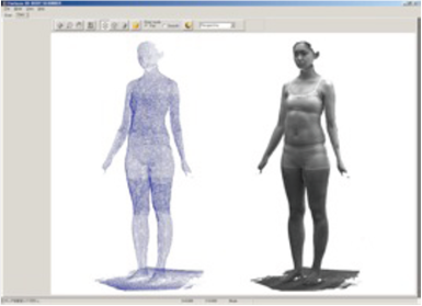 3D人体扫描效果图